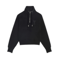 Ami Tonal Big Zip Sweat "Black"