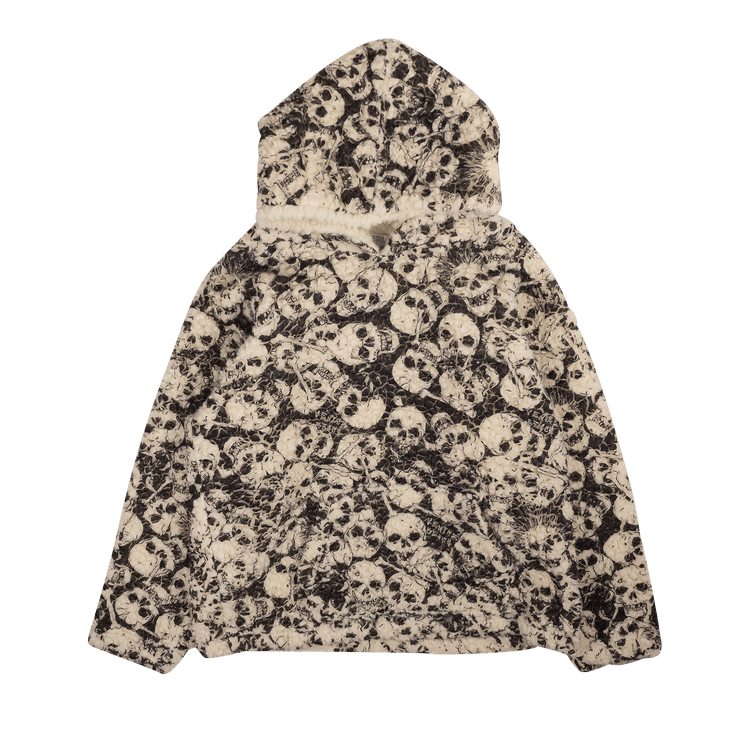 ERL Printed Vintage Fleece Hoodie "Black"