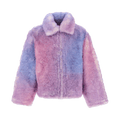 ERL Gradient Shearling Coat "Pink"
