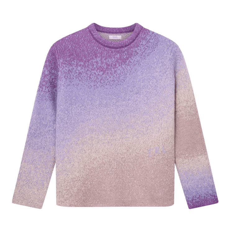 ERL Gradient Crewneck Sweater "Purple"