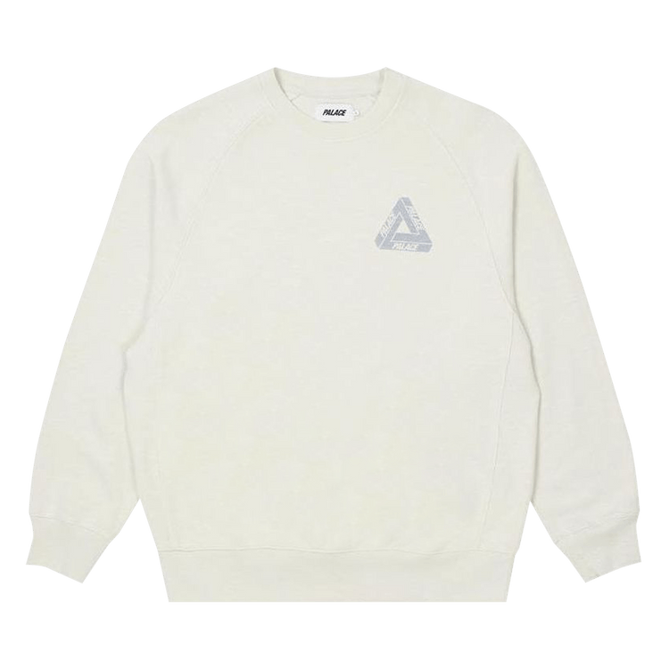 Palace Tri-Ferg Slub Crew "White"