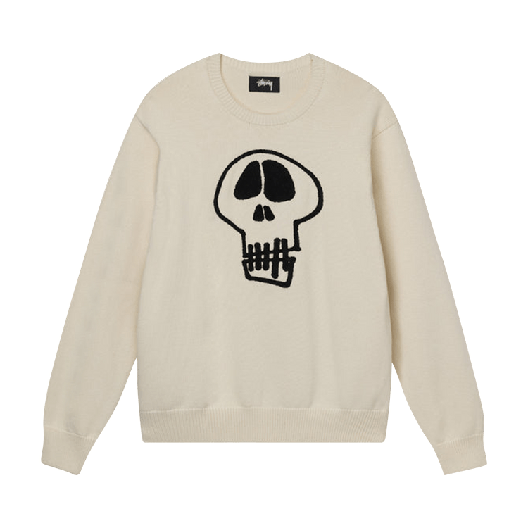 Stussy Skull Sweater "Natural"