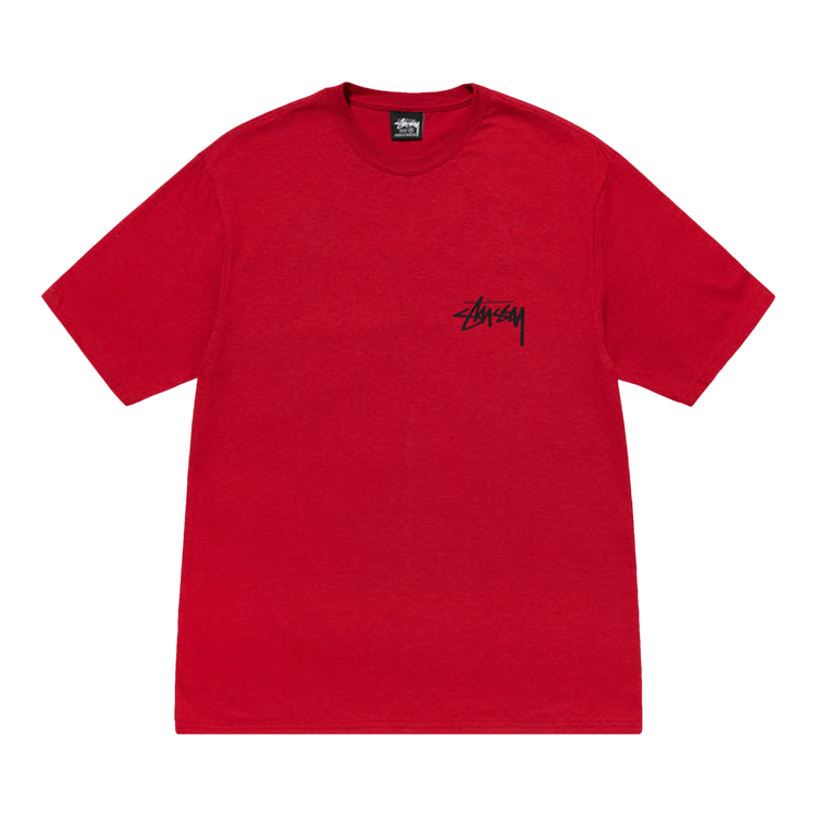 Stussy 8 Ball Fade Tee "Red"