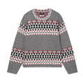 Stussy Jacquard Knit Crew "Black"