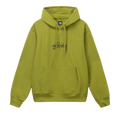 Stussy Stock Logo Appliqué Hoodie "Moss"
