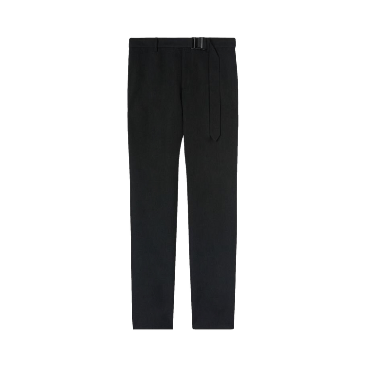 Off-White Buckle Dry Wool Slim Pant "Black"