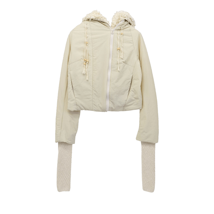Hyein Seo Padded Shearling Jacket "Ivory"