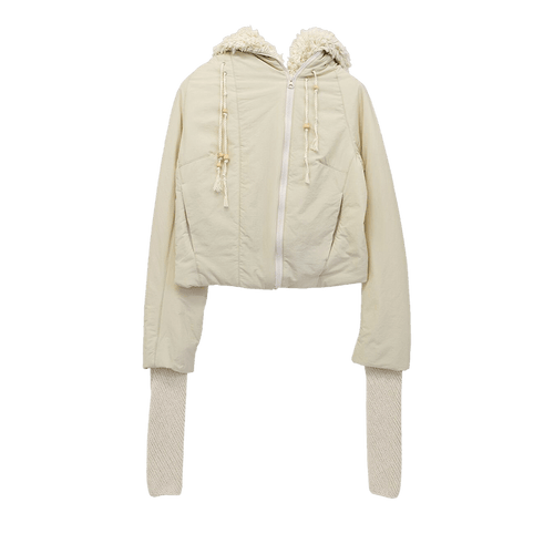 Hyein Seo Padded Shearling Jacket "Ivory"