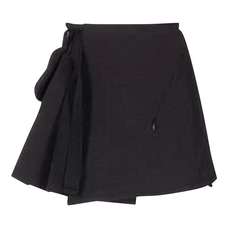 Hyein Seo Pleated Wrap Skirt "Black"