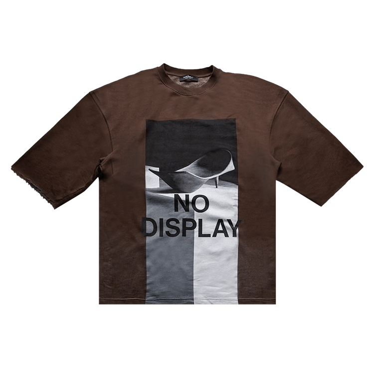 A-Cold-Wall* No Display Oversized T-Shirt "Brown"
