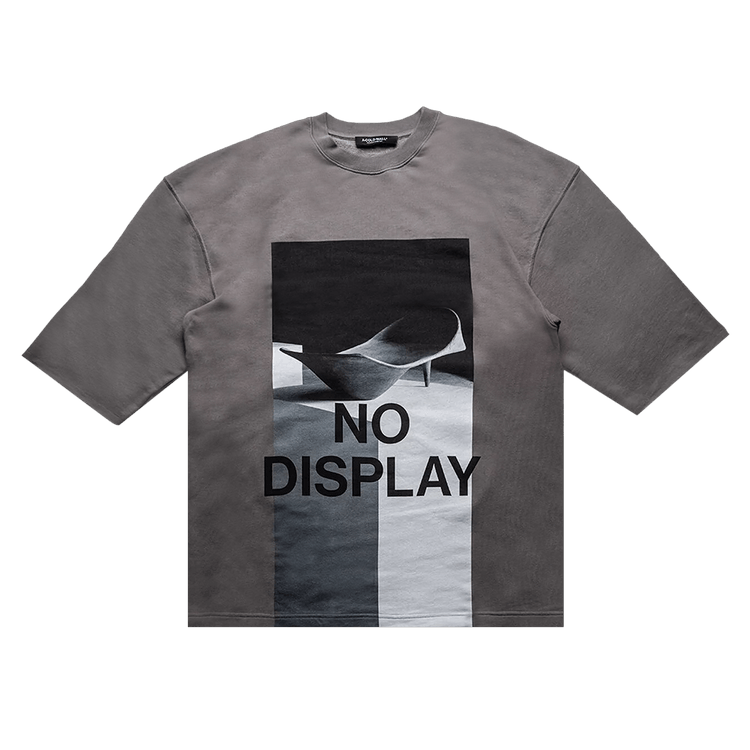 A-Cold-Wall* No Display Oversized T-Shirt "Mid Grey"
