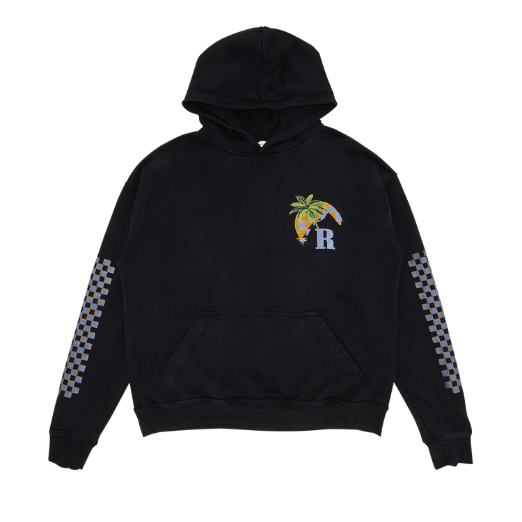 Rhude Moonlight Tropics Hoodie "Vintage Black"