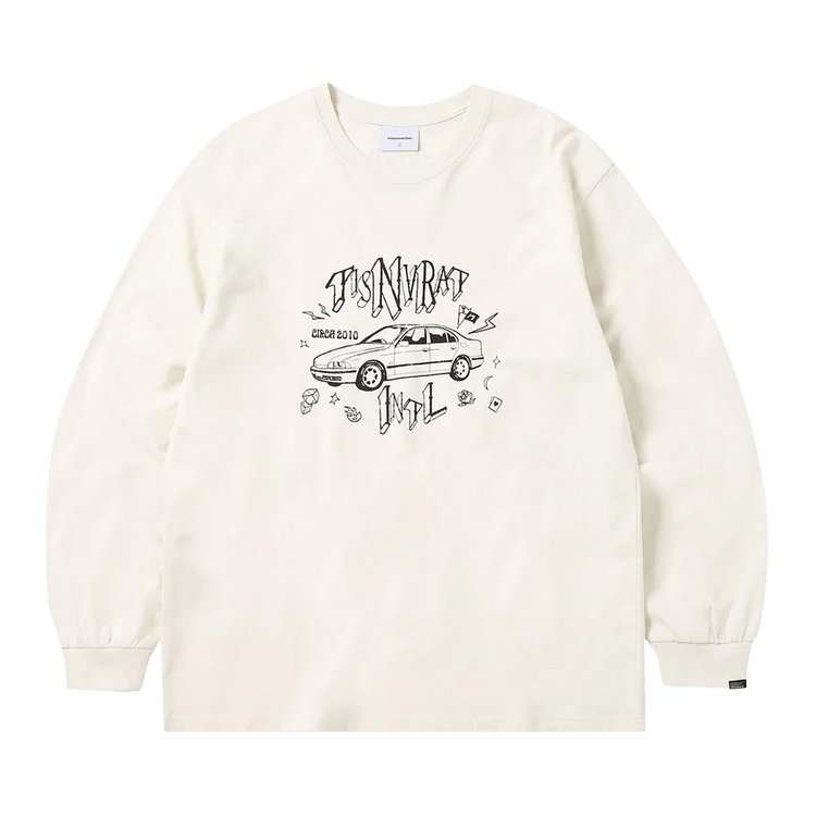 thisisneverthat TISNVRAT Car Long-Sleeve Tee "Natural"