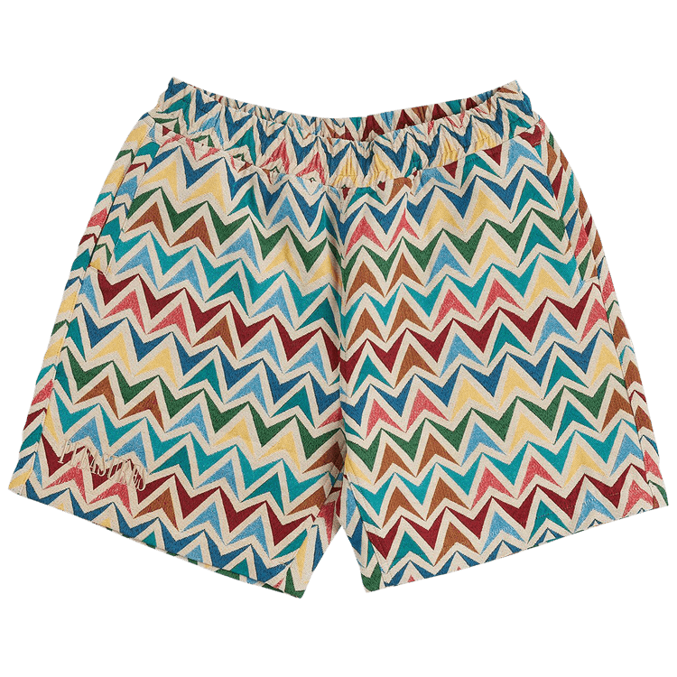 Pleasures Basket Woven Shorts "Multicolor/Khaki"
