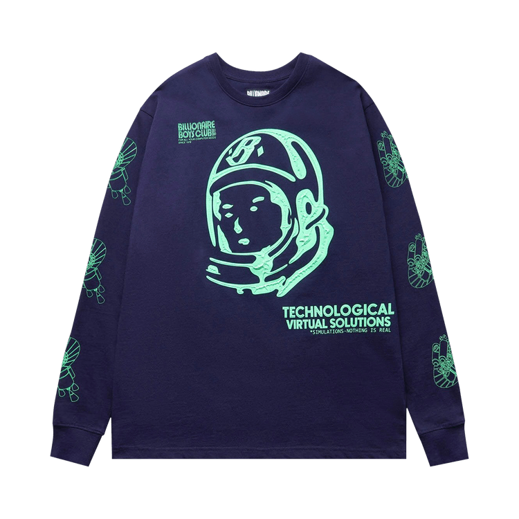 Billionaire Boys Club Systematic Long-Sleeve Tee "Evening Blue"