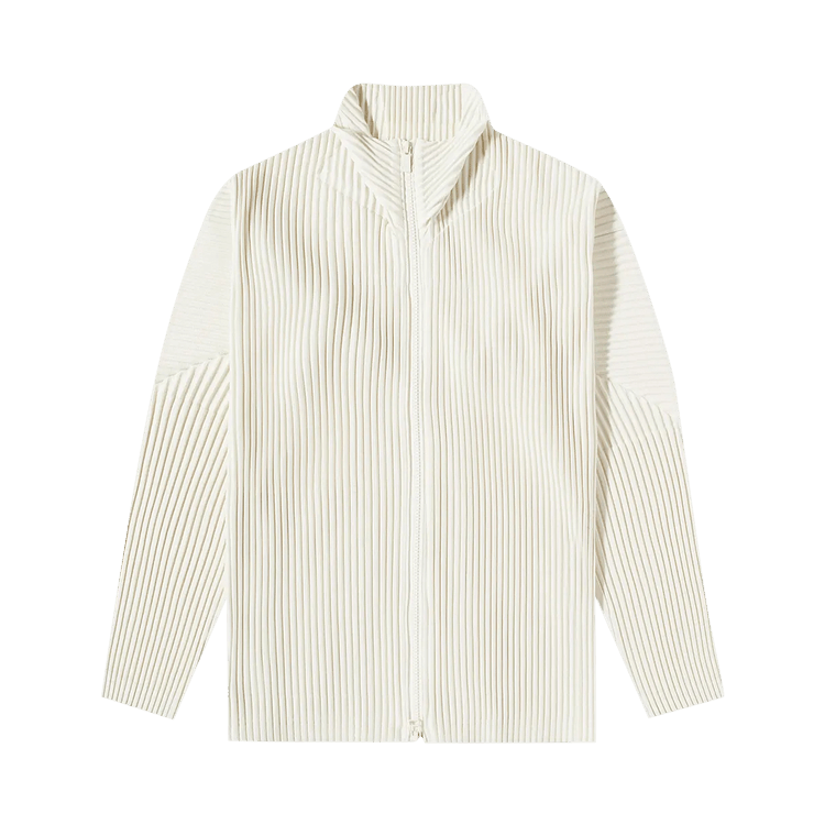 Homme Plissé Issey Miyake Color Pleated Full Zip "Ivory"