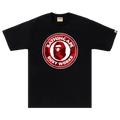 BAPE Color Camo Busy Works Tee "Black/Red"