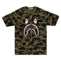BAPE 1st Camo Shark Tee "Green"
