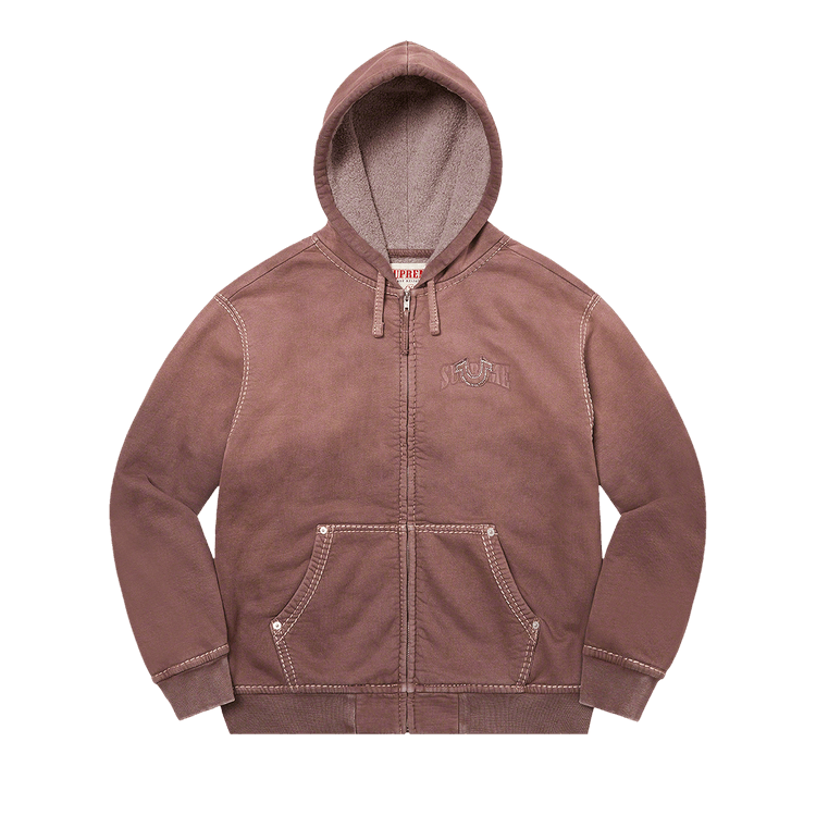 Supreme x True Religion Zip Up Hooded Sweatshirt "Brown"