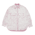 Attico Oversized Denim Jacket "Pink"