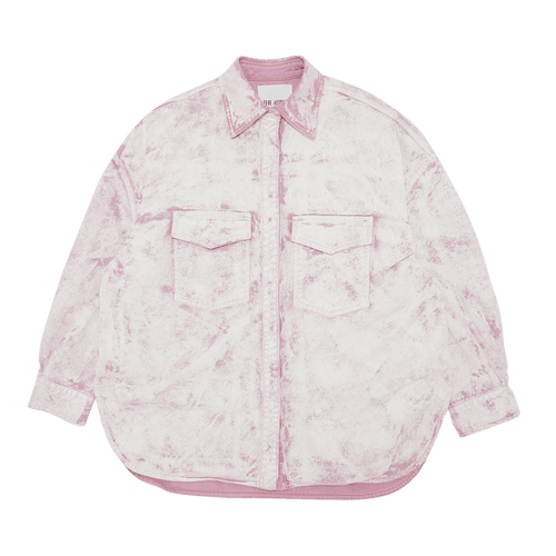 Attico Oversized Denim Jacket "Pink"