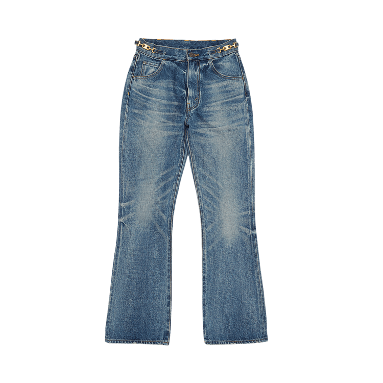 CELINE Dylan Flared Jeans "Union Wash"