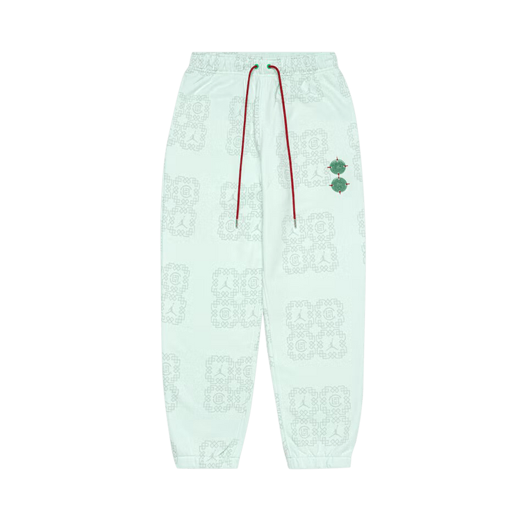 Air Jordan x Clot Jade Fleece Sweatpants "Barely Green"