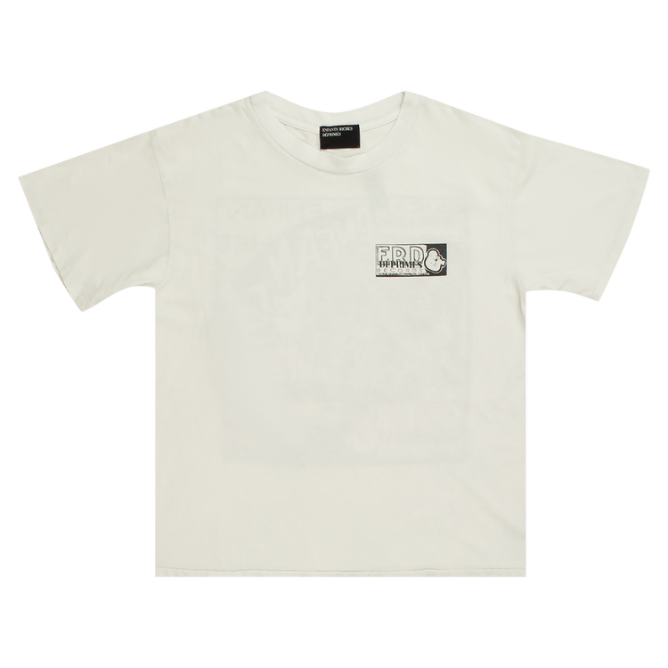 Enfants Riches Déprimés ERD Records T-Shirt "White/Black"