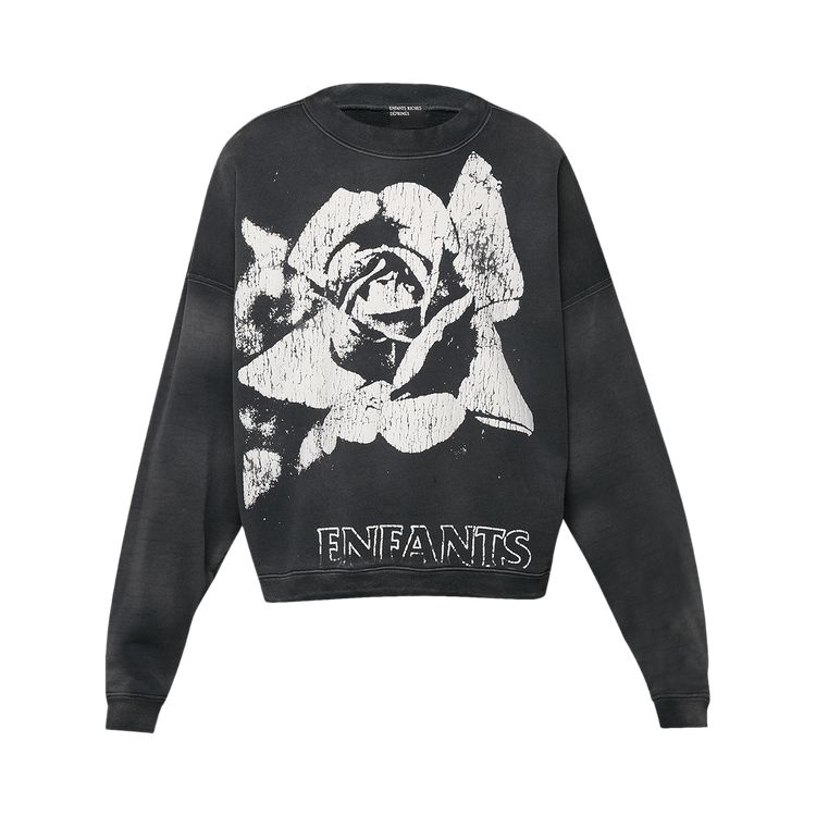 Enfants Riches Déprimés Faded Rose Crewneck "Faded Black/White"
