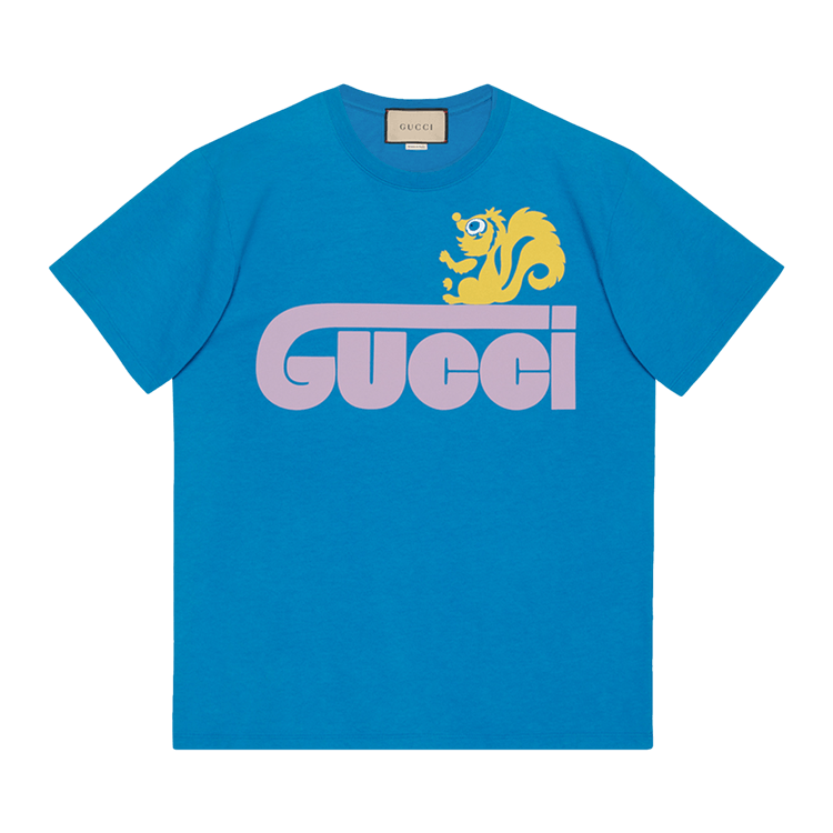 Gucci Retro Skunk Print T-Shirt "Royal Blue"