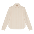 Gucci Striped Shirt "White/Beige"