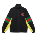 Gucci Light Neoprane Jacket With Web "Black"