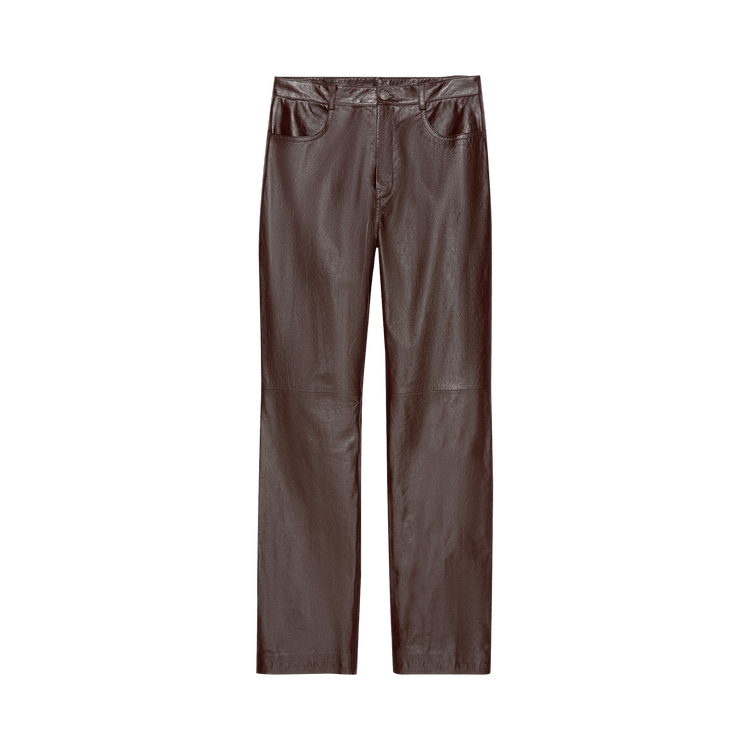 Gucci Soft Leather Pant "Bordeaux"