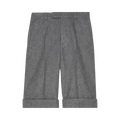 Gucci Melange Cloth Shorts "Light Grey"