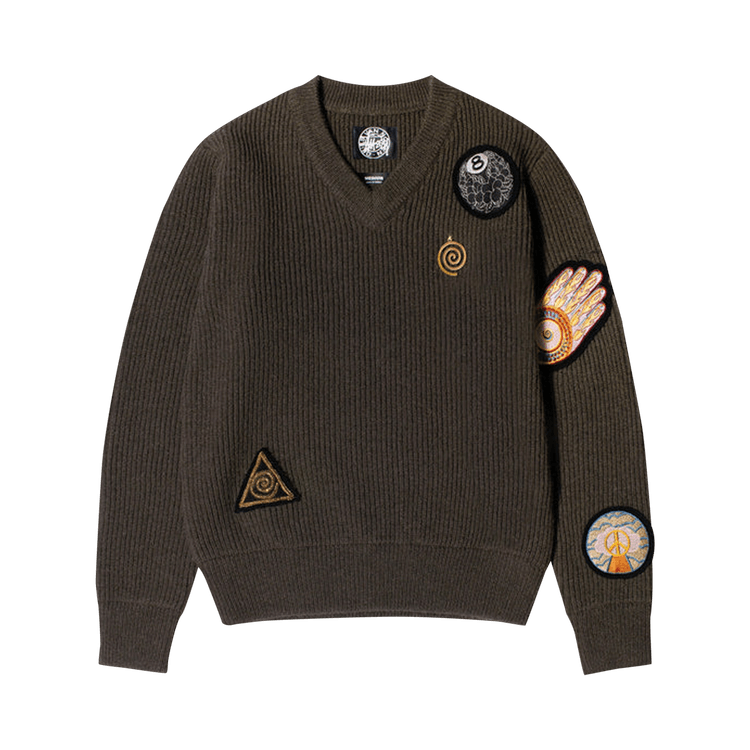 Stussy x Dries Van Noten Patch Knit Sweater "Sand"