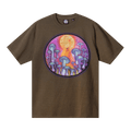 Stussy x Dries Van Noten Airbrush Vase Tee "Khaki"