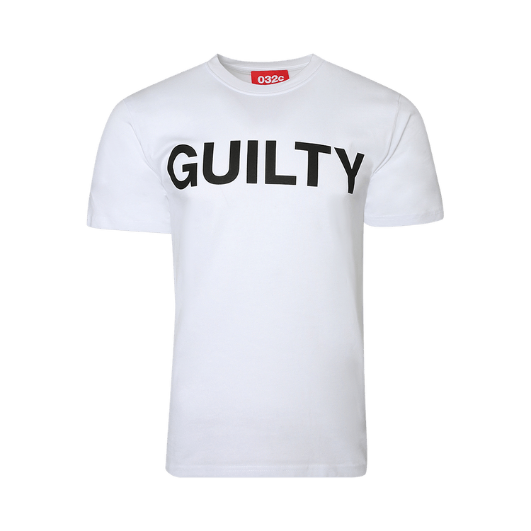 032C Guilty Short-Sleeve Tee "White"