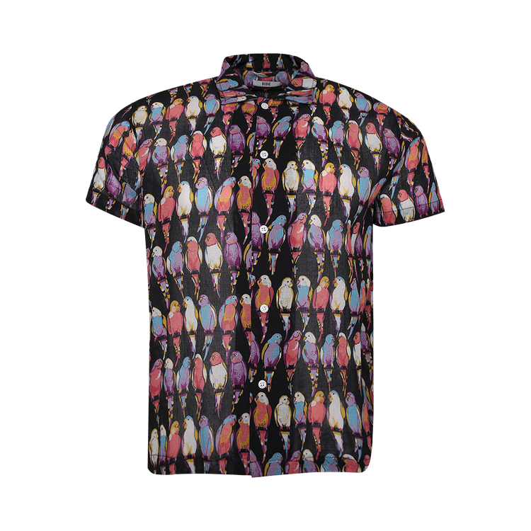 Bode Parakeet Short-Sleeve Shirt "Multicolor"