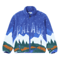 Palace Peak Funnel Fleece "Blue"