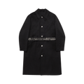 Versace Wool Trench Coat "Black"