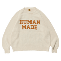 Human Made Raglan Knit Sweater "White"