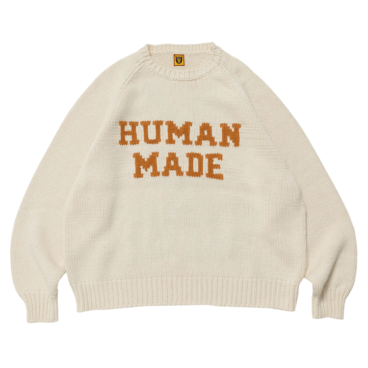 Human Made Raglan Knit Sweater "White"