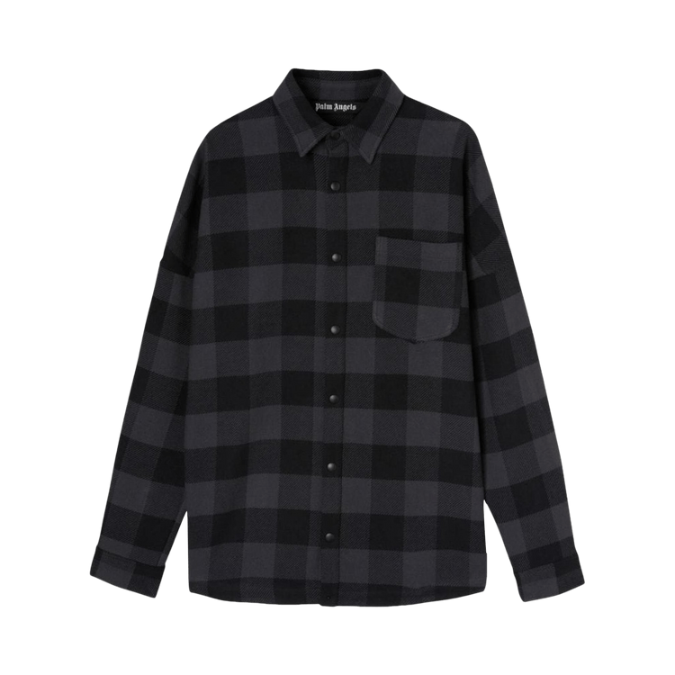 Palm Angels Classic Logo Overshirt "Black/White"