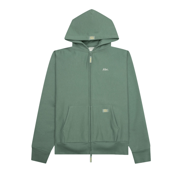 Advisory Board Crystals Zip Up Hoodie "Aventurine Green"