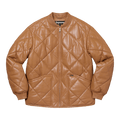 Supreme Quilted Leather Work Jacket "Tan"