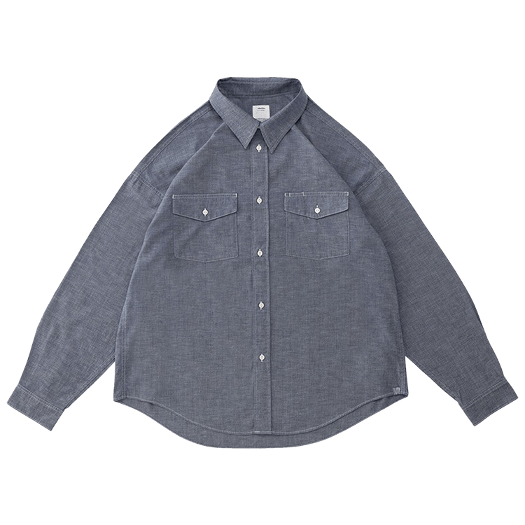 Visvim Pioneer Chambray Long-Sleeve Shirt (C/S) "Indigo"