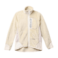 And Wander High Loft Fleece Jacket "Off White"