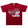 Vintage 1990 Philadelphia Phillies Tee "Burgundy"