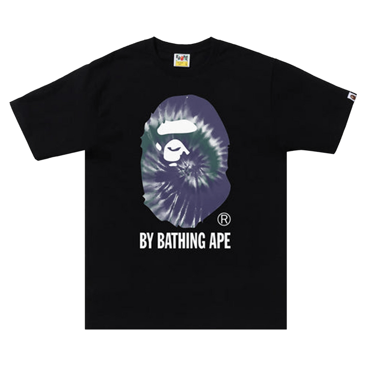 BAPE Tie Dye By Bathing Ape Tee "Black/Purple"