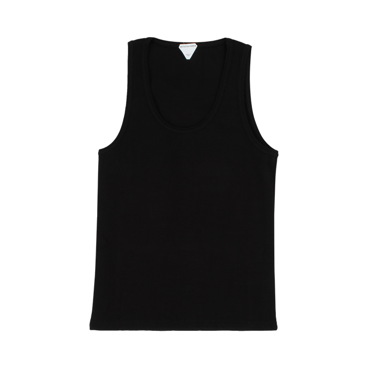 Bottega Veneta Stretch Rib Tank "Black"